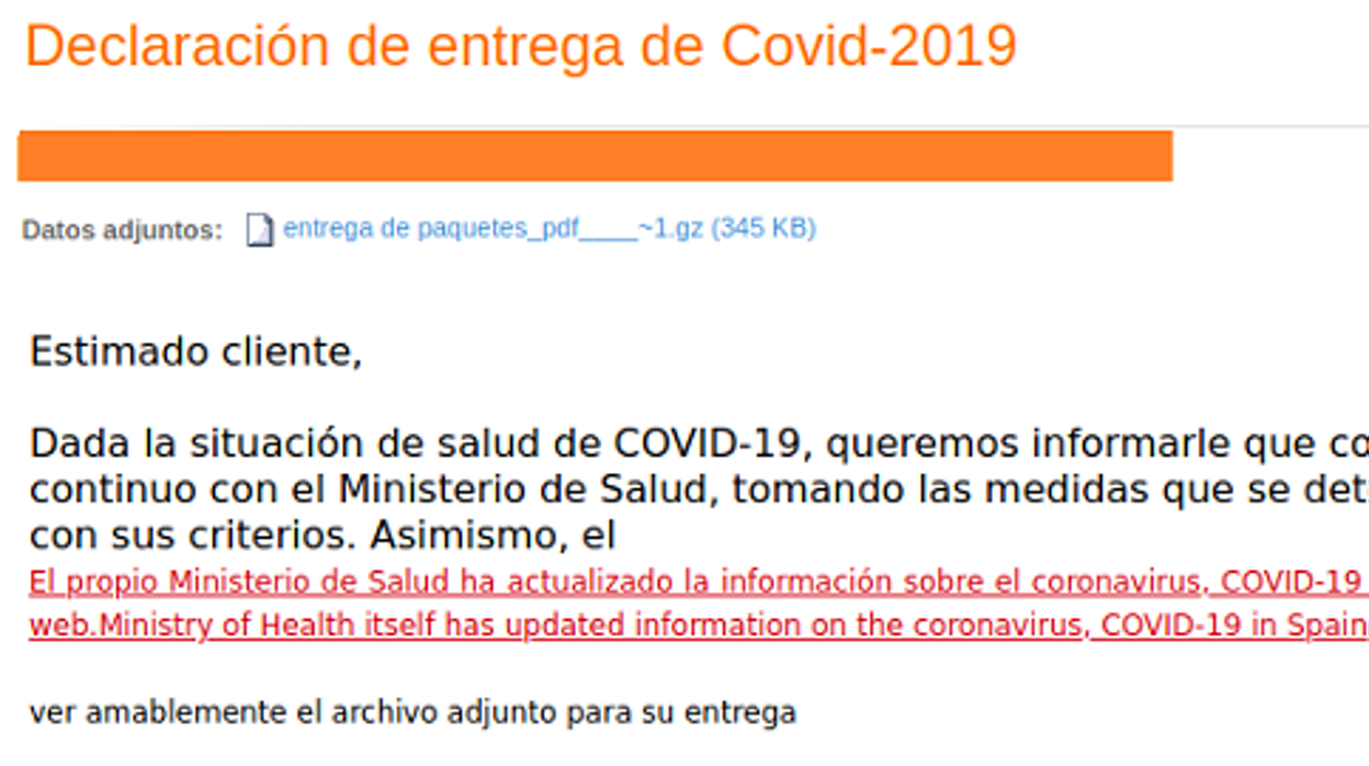 Cuidado: si recibes alguno de estos correos sobre el coronavirus te están intentando robar