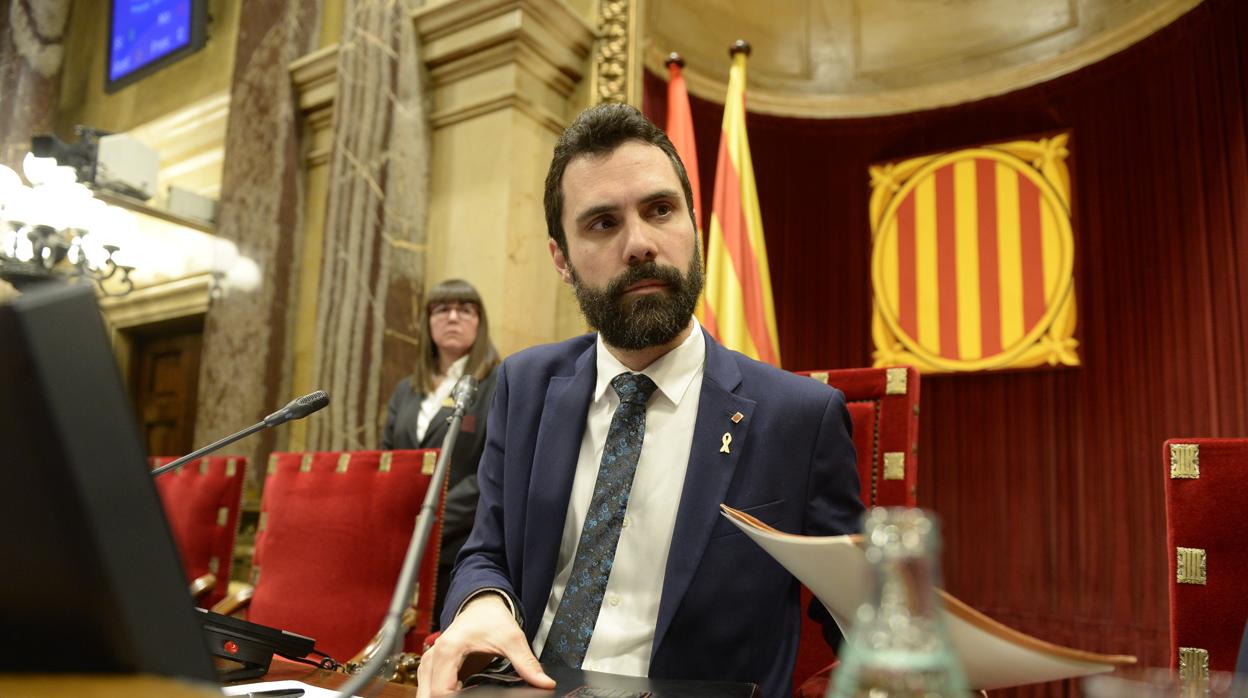 El presidente del Parlamento, Roger Torrent,