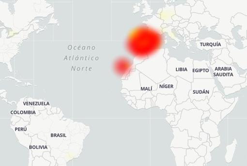 WhatsApp, Instagram y Facebook sufren una caída durante media hora que afectó principalmente a España