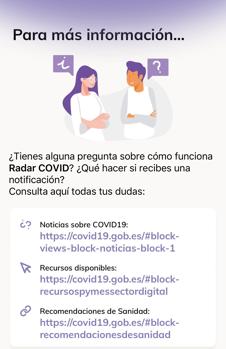 Radar Covid: así será la «app» de rastreo del coronavirus cuando funcione en toda España