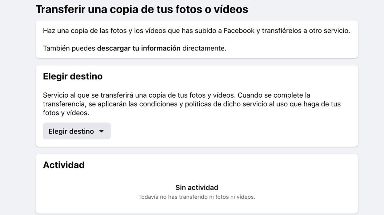 La iniciativa Data Transfer Project de Facebook será de gran utilidad para muchos usuarios