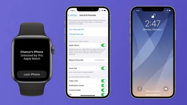 Podrás desbloquear tu iPhone con la mascarilla puesta gracias al Apple Watch