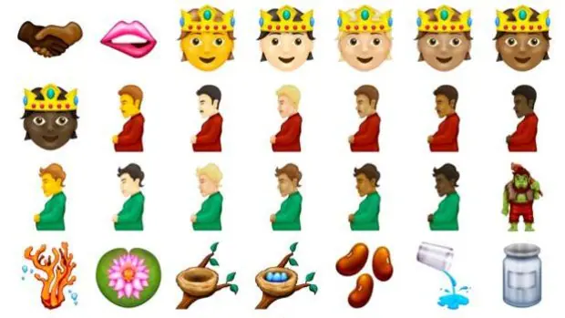 Desde hombres embarazados hasta trolls: los nuevos emojis que puedes estar utilizando en unos meses