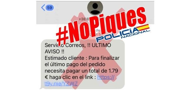 Cuidado: la Policía alerta sobre una nueva estafa en la que suplantan a Correos para robarte dinero