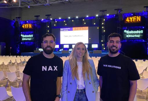 El equipo de Nax Solutions, con Aarón de Bernardis a la izquierda