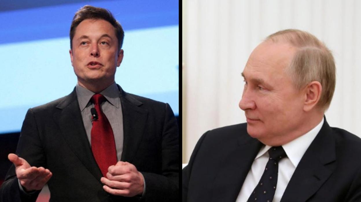 Elon Musk reta a Putin a un combate: «Si tiene miedo, utilizaré solo el brazo izquierdo»
