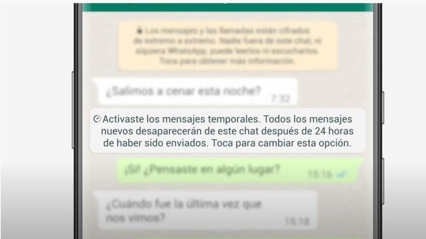 Los mensajes que se autodestruyen en Whatsapp, ¿cómo se activa y qué flecos tiene?