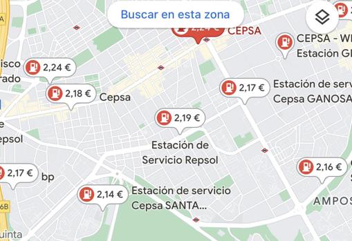 Trucos para encontrar gasolina barata y organizarte el verano con Google Maps