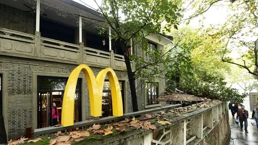La M de MacDonald's, en Hangzhou