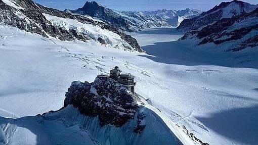 Una imagen del glaciar Aletsch