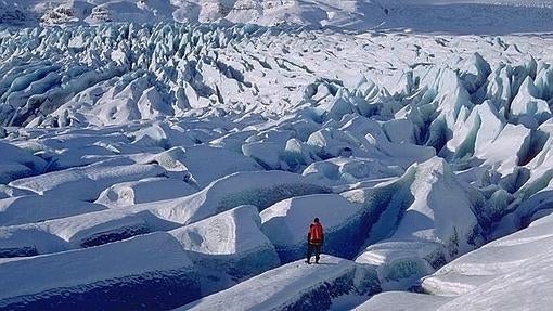 Una vista impresionante del glaciar Vatnajökull