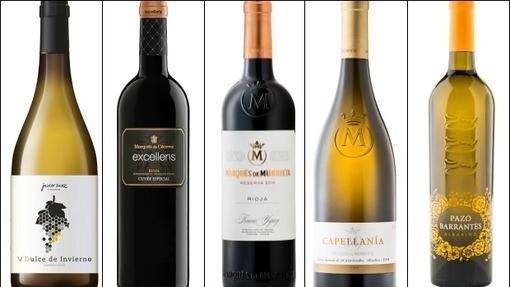 V Dulce de Invierno, Excellens Tinto, Marqués de Murrieta Reserva, Capellanía y Pazo Barrantes