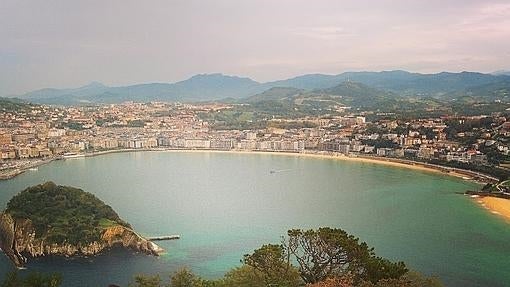 San Sebastián desde el Monte Igueldo