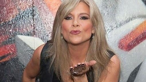 Samantha Fox en una foto reciente colgada en su cuenta de Twitter