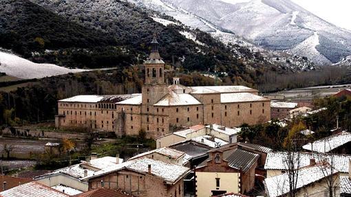 Vista general del El Monasterio de Yuso en San Millán de la Cogolla