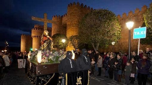 Procesion de la Soledad de la Semana Santa de Ávila