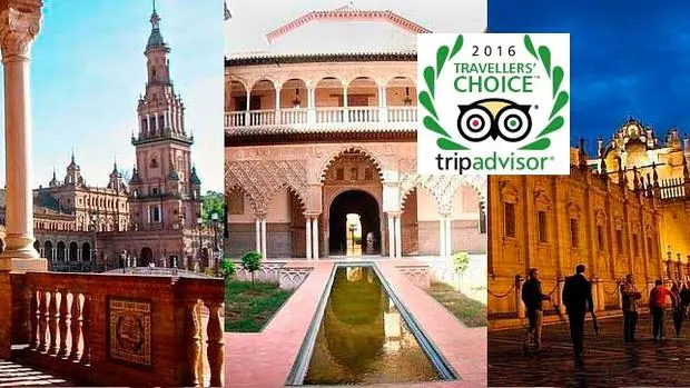 Andalucía y Sevilla, líderes en los premios Travelers´ Choice de Trip Advisor