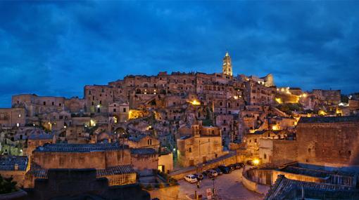 Anochecer en Matera