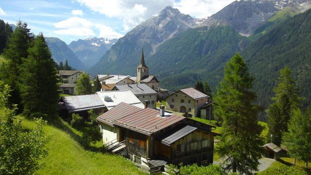 El camino real de Heidi en los Alpes suizos