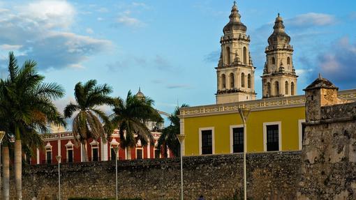 Restos de la muralla de Campeche