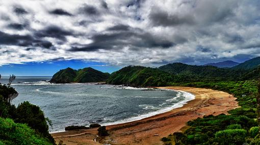 Playa de Cole Cole, Chilóe al sur de Chile