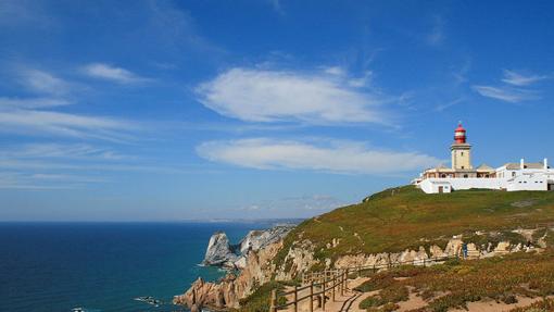 Cabo da Roca en el Parque Natural de Sintra-Cascais, es el punto más occidental de Europa