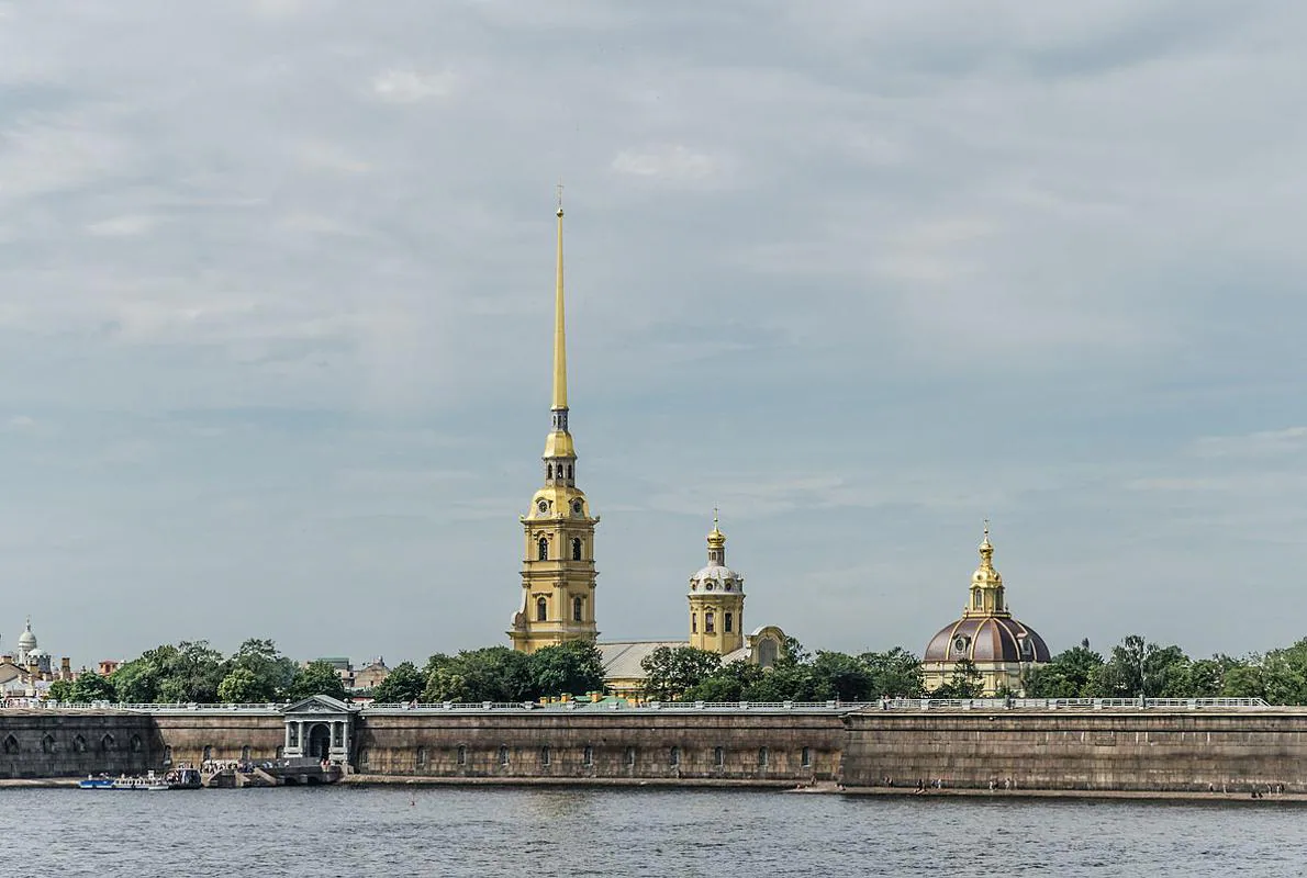 Fortaleza de San Pedro y San Pablo, en San Petersburgo