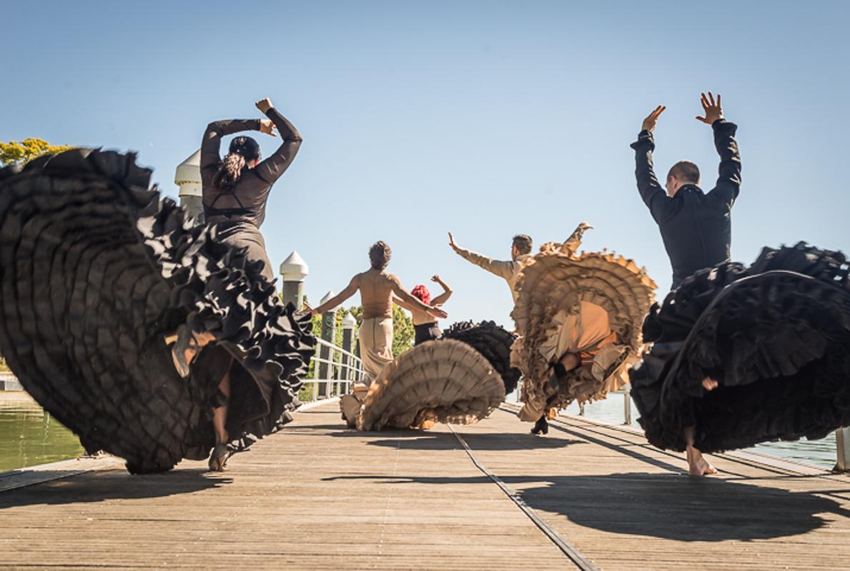 El flamenco sale a la calle durante la Bienal. Fuente: labienal.comn