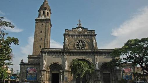 La catedral de Manila, levantada por primera vez en 1581