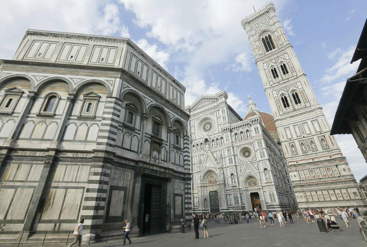 Piazza del Duomo, en pleno centro histórico de Florencia