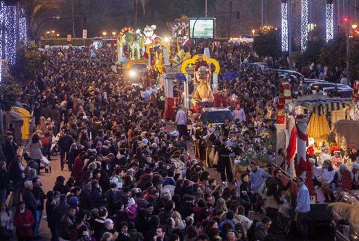 LA Cabalgata de los Reyes Magos en Sevilla