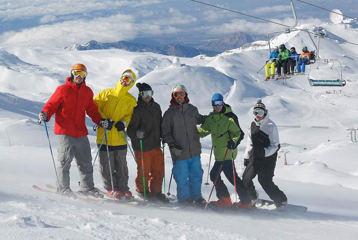 Esquiadores en Sierra Nevada. Fuente:sierranevada.es