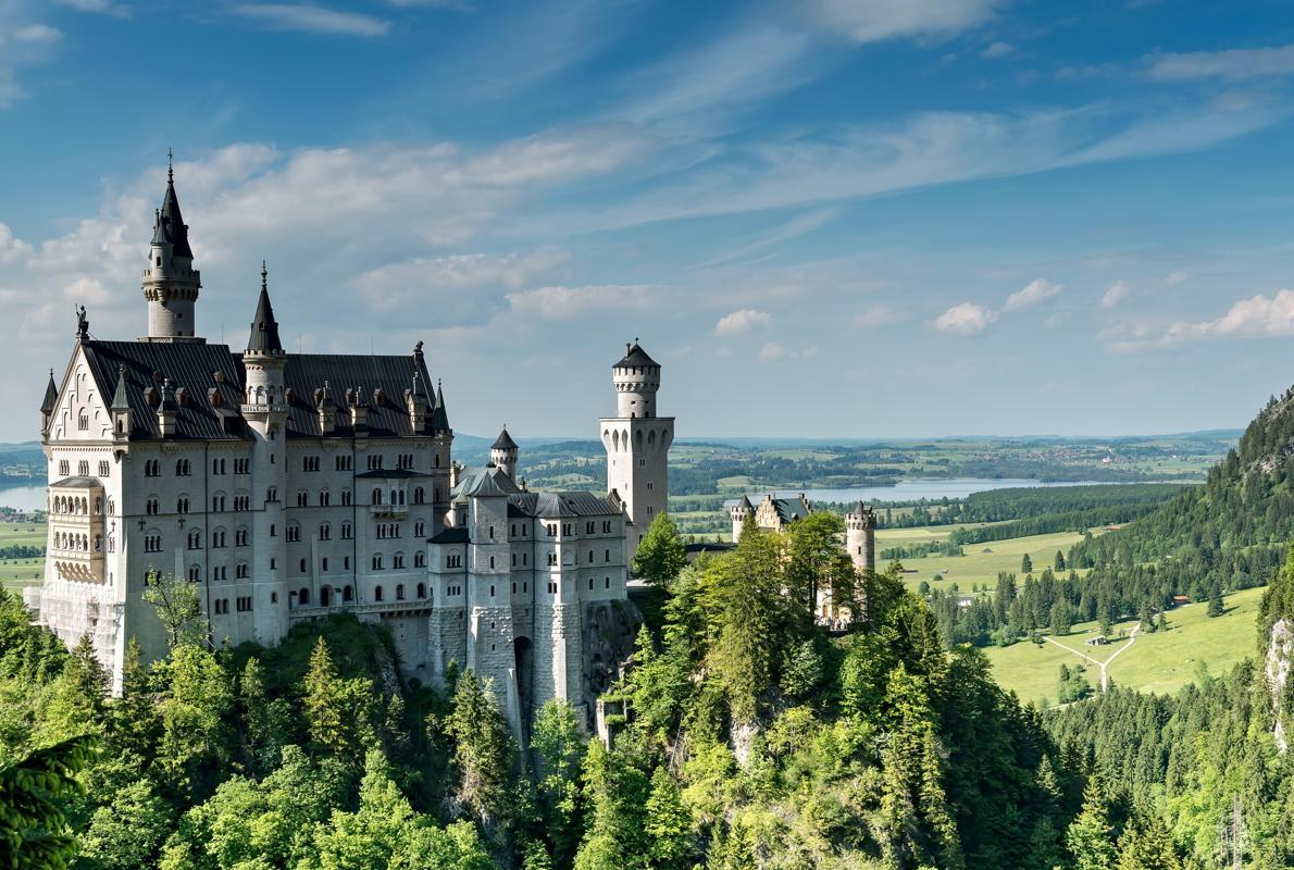 Castillo de Neuschwanstein, en Baviera (Alemania)