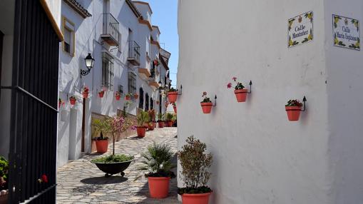 Calle Montañez, en Estepona