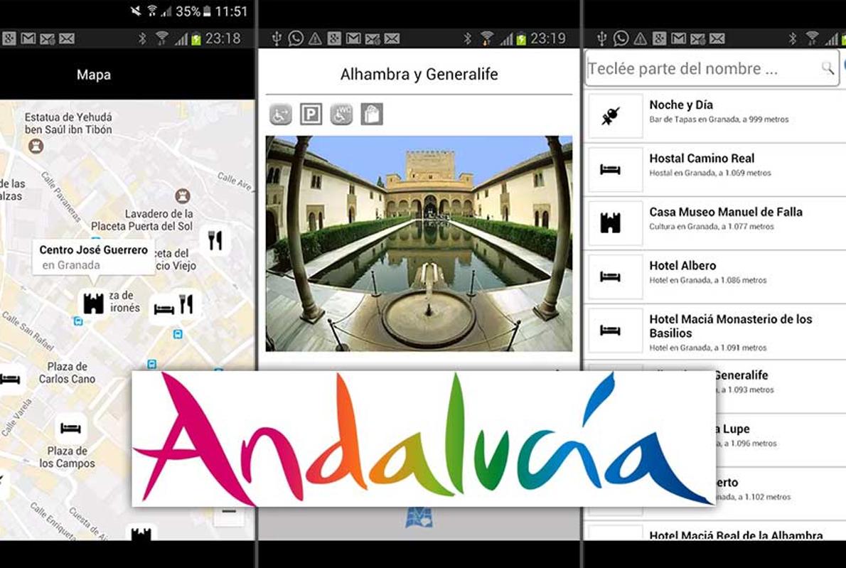 Andalucía Turismo estrena app oficial para móviles