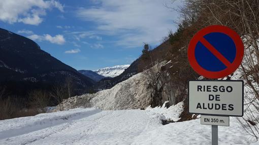 Aviso del riesgo de aludes en el entorno de Hotel - Spa Hospital de Benasque