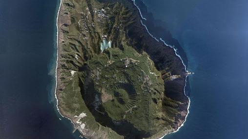 Aogashima, el pueblo situado en el interior de un volcán