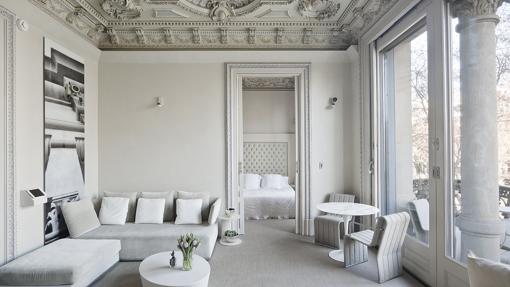 Una de las suites de El Palauet Living Barcelona