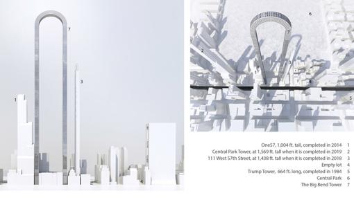 El rascacielos más largo del mundo en forma de U