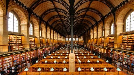 Bibliothèque Sainte-Geneviève, en París