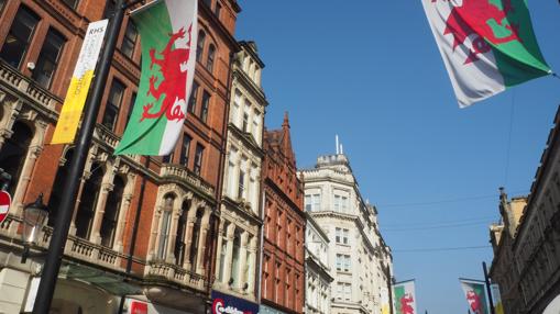 Una imagen del centro de Cardiff