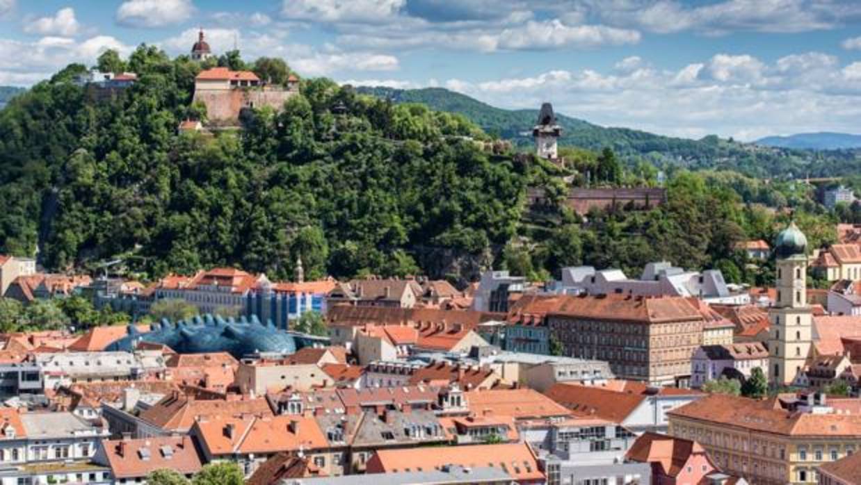 Schlossberg o Castillo de la Colina, en Graz