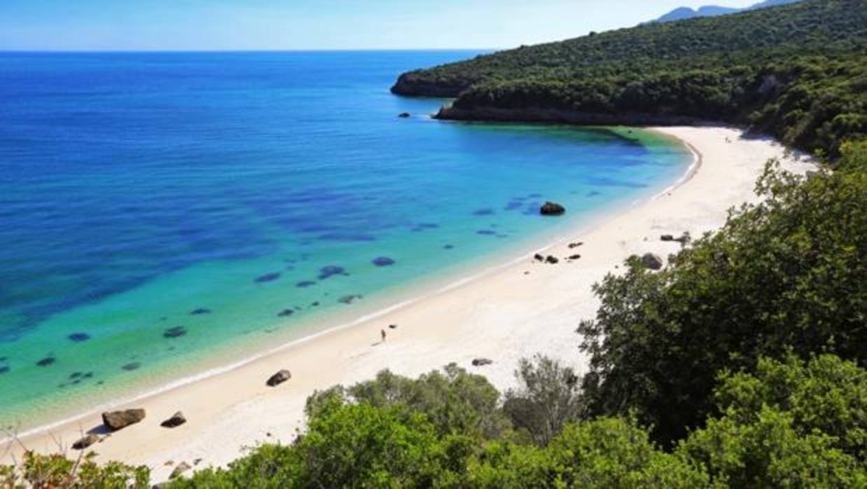 Playa de Galapinhos, en Setúbal