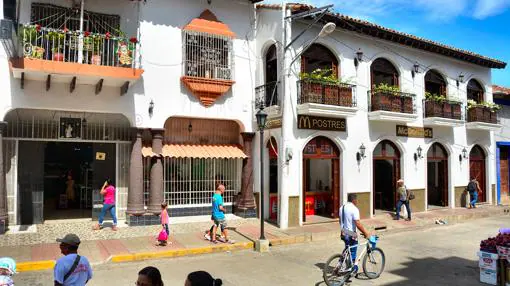 Una calle de León, en Nicaragua