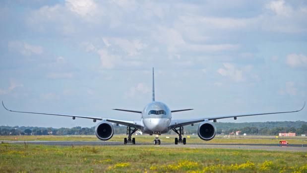 Un Airbus A350-900 de Qatar Airways