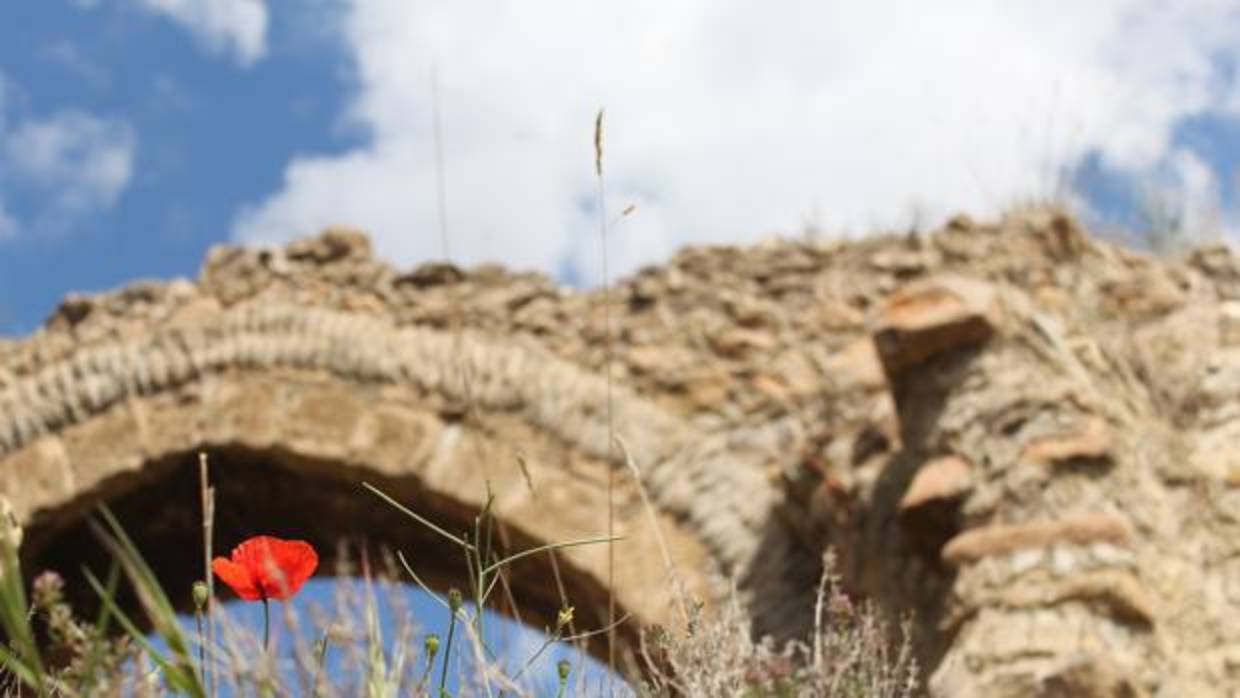 Detalle de la ermita de Nuestra Señora de Yerga en Autol