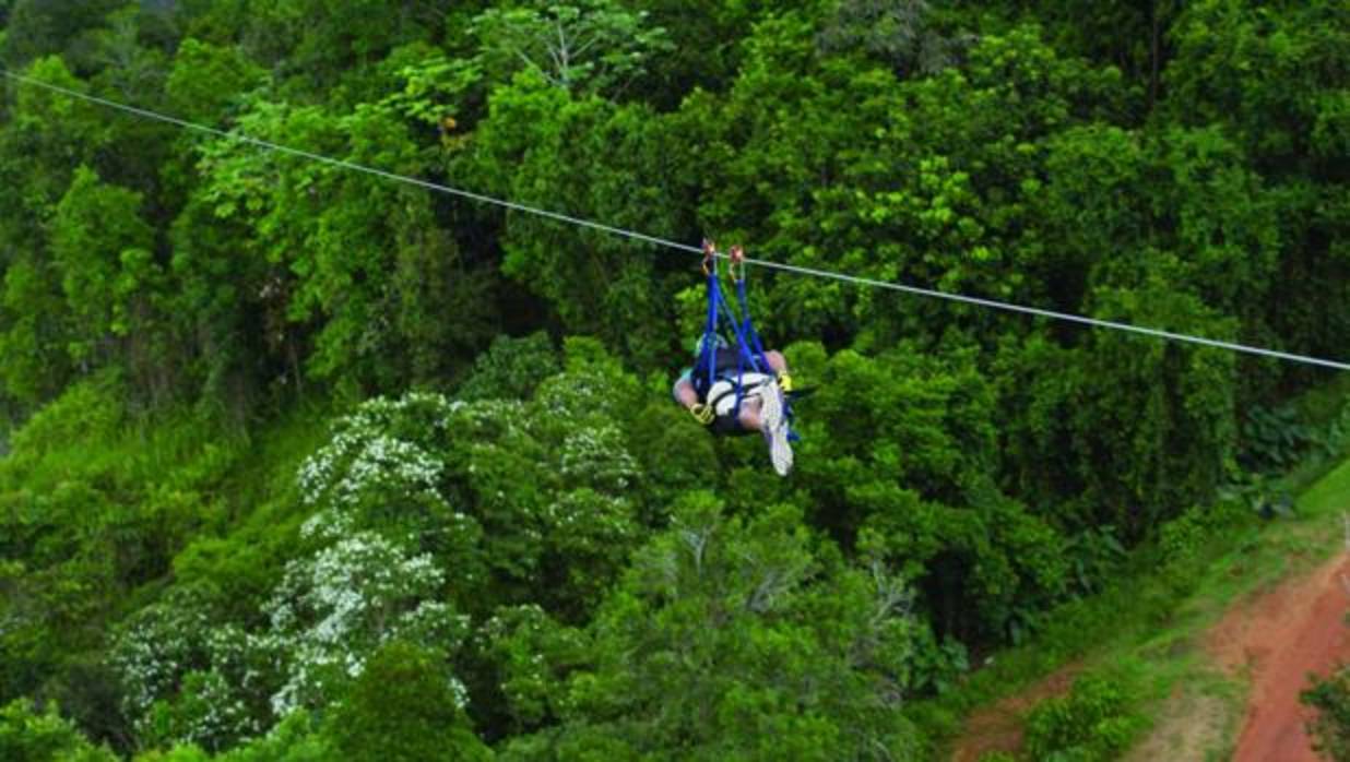 Vuelo de El Monstruo, en Puerto Rico