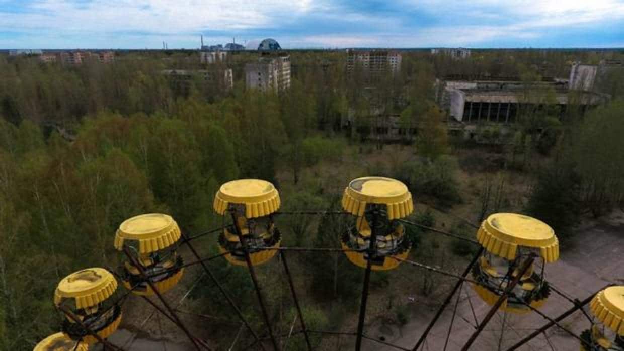 La noria de la ciudad de Prípiat, símbolo de la tragedia nuclear de Chernóbil