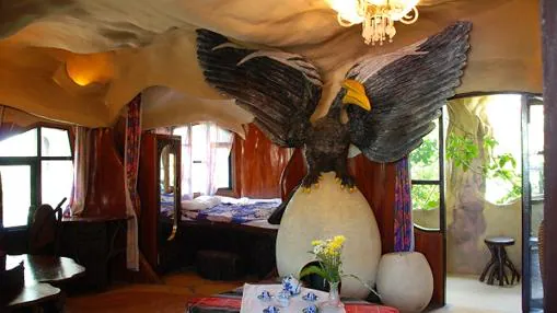 Habitación del águila en«The Crazy House», en Vietnam