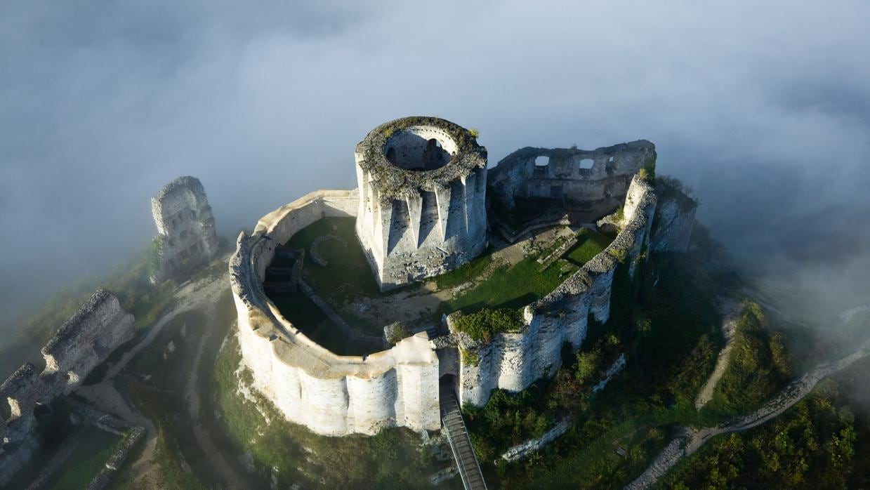 Castillo Galliard, en Normandía (Francia)
